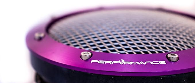 NGR Turbo Filter (Drag Edition) fits 3 inch and 2.5 inch w/included Sleeve | Universal Turbo Cold Air Intake Filter - For Enhanced Car Performance - Purple