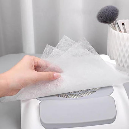200 Sheets Nail Dust Collector Filter Paper Disposable Nail Dust Filters for Most of Nail Dust Collector Machine Nail Vacuum Dust Collector for Nail Salon Nail Supplies Accessories (white)