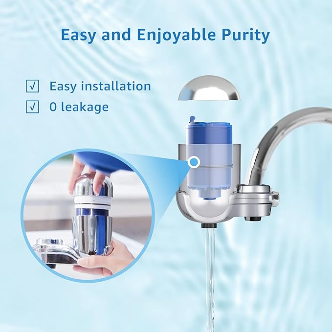 Filterlogic NSF Certified Water Filter, Replacement for PUR® RF9999® Faucet Water Filter, Pur® PLUS Faucet Model FM-2500V, FM-3700, PFM150W, PFM350V, PFM400H, PFM450S (Pack of 6),Model No.: FL-FF08