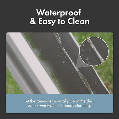Premium Window Screen Replacement DIY KIT 39" 51" Blocks Rain, Pet Scratch, Pollen, Fine Dust 99%, 30Mesh Durable New Material, DIY Tools Included (39in X 190in-Magnet KIT)