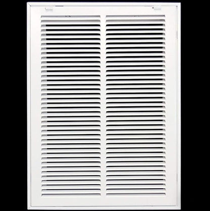 HVAC Premium 14 x 20 Duct Opening Steel Return Air Filter Grille, for 1-inch Filter, Removable Door, Flat Stamped HVAC Vent Cover Grille, Outer Dimensions 16.5 x 22.5