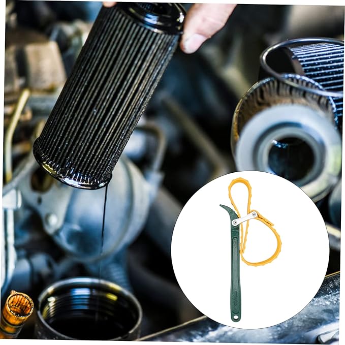 Steel Wrench Tool for Truck Farm Equipment Belt Type Filter Wrench Non-skid Design