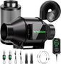 VIVOSUN Smart Air Filtration G4 Kit 4", AeroZesh G4 Inline Duct Fan with E12 Speed Controller, Carbon Filter & 8' Ducting, Cooling & Ventilation System for Grow Tents, Indoor Gardening, Hydroponics