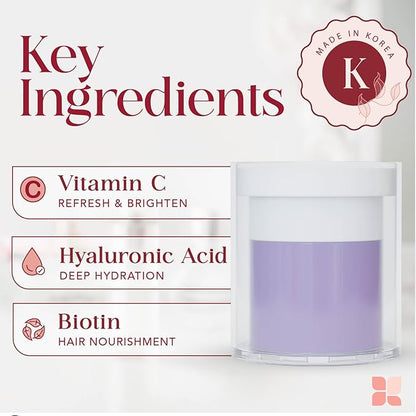 Vitamin C Shower Filter Replacement Cartridge + Shower Steamers Aromatherapy - K Beauty Skin & Hair Enhancement, Universal Water Filter Replacement for AquaBliss - Lavender Spa Scent
