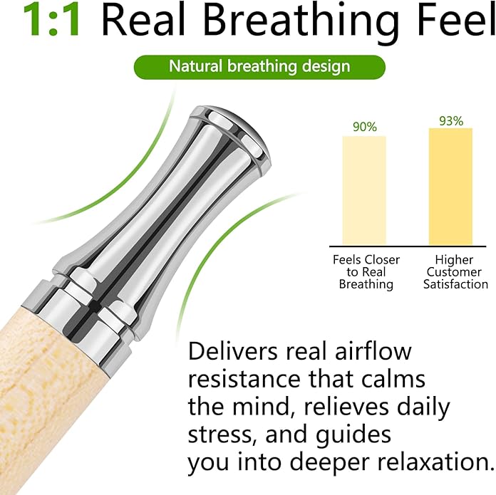ASTOFLI Adult Quit Smoking Breathing Necklace: Adjustable Air Inhaler Stop Smoking Aids Fidget for Stress Anxiety Relief Smokless Inhaler - Air Outlet Breathing Necklace to Quit Smoking and Vape