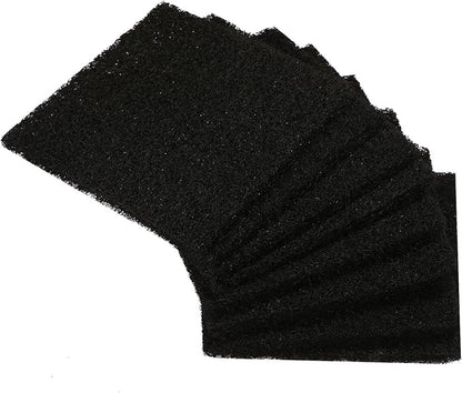 Resinta 8 Pack Activated Carbon Compost Caddy Filters Kitchen Compost Collector Replacement Filters Compatible with ECO 2000 Compost Collector (0.2 Inch Thickness)
