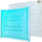 AUC Paint Booth Tacky Intake Filter Pad Series 55, 16" x 25" (20/case) Spray Booth Intake Filter with Internal Wire Support Frame
