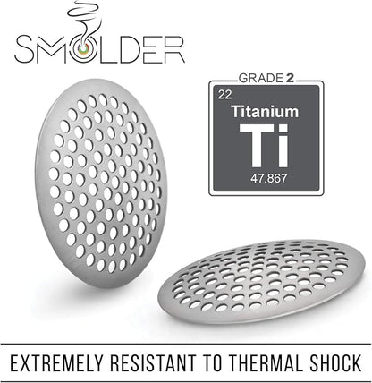 One Inch (1.0") Titanium Rigid Concave Filters - Utility Screens (5 Pack)
