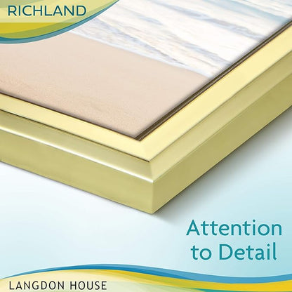Langdon House 8x10 Picture Frames Set (Gold, 6 Pack) Distinguished Edging for Classic Style, Richland Collection