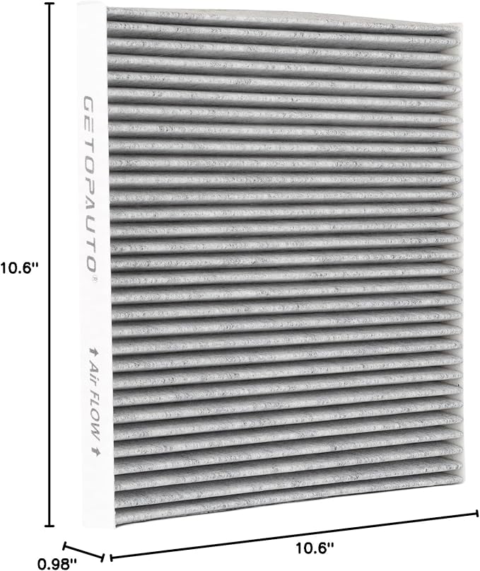 P609422 cabin air filter with Activated Carbon Compatible with Freightliner Cascadia, Columbia,and Coronado Replaces AF26235, PA4857, P609422, wix 24318, CAF24003, PA10181(set of 4)