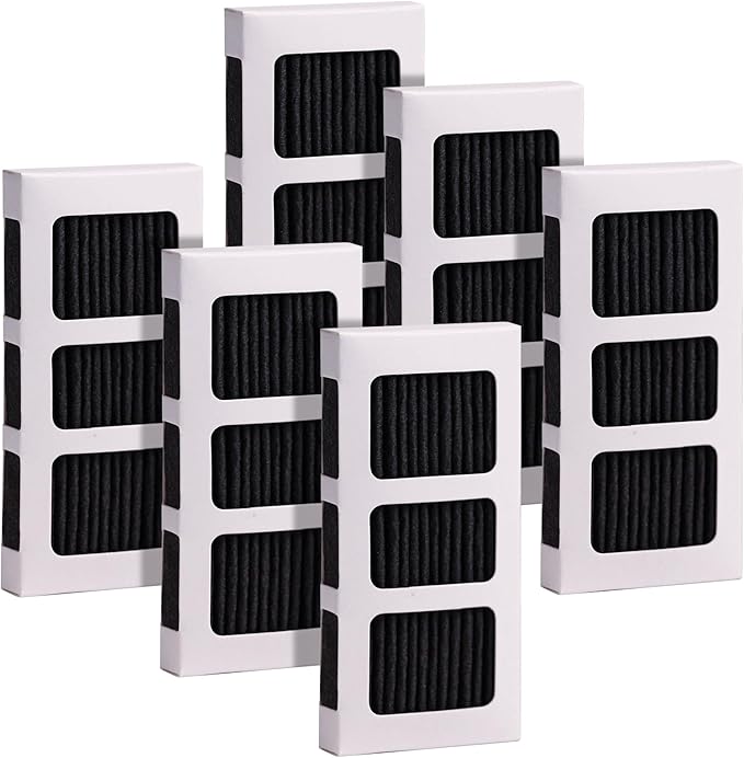 6 Pack Refrigerator Air Filter Replacement for PAULTRA2, Compatible with Pure Air Ultra 2/242047805 / EAP12364179