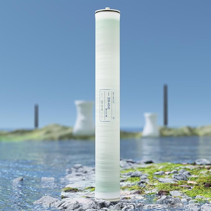Max Water 4" x 40" BW-4040 / TW30-4040 2400 GPD Brackish Water RO Membrane Perfect for Car Wash, Whole House & Industrial Applications | Compatible with AG4040FF, RE4040-BE and more