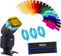 Selens Universal Lighting Filter Kit - 20pcs Color Correction Gels for Camera Flash & Studio Lighting