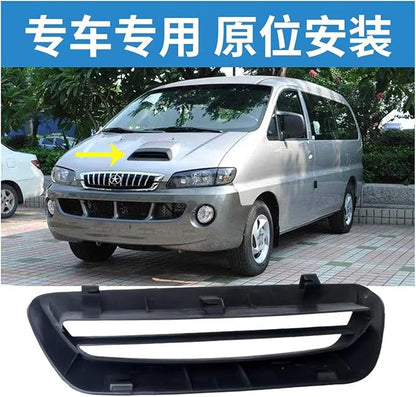 Compatible With Hyundai H1 Starex SVX 1997-2007 Car Air Flow Intake Vent Bonnet Cap Car Front Hood Scoop Cover Trim 86411-4A011