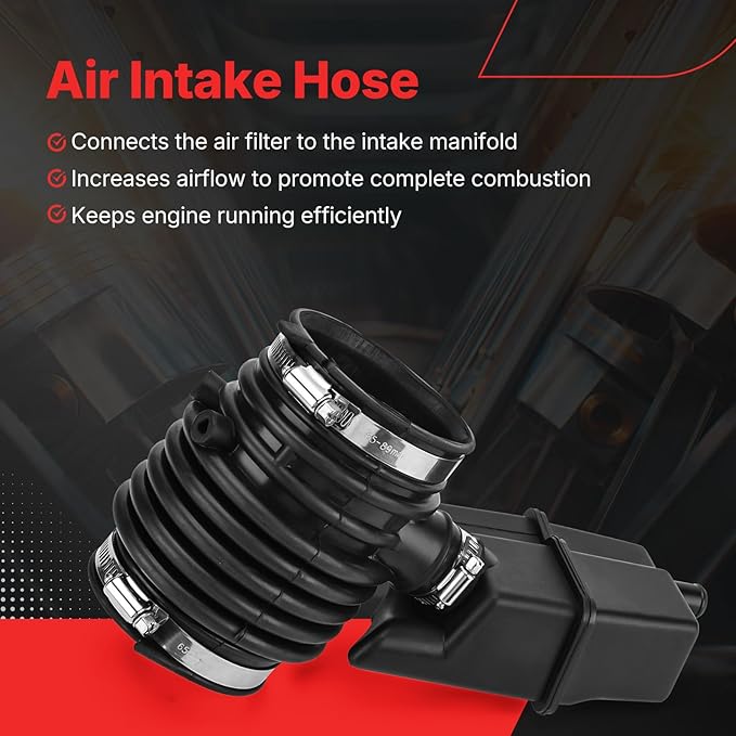 16576-1AA1A Air Cleaner Intake Hose Tube Intake Boot for 2009-2014 Nissan Murano 2011-2017 Nissan Quest Replace# 696-039 16576-1AA0A