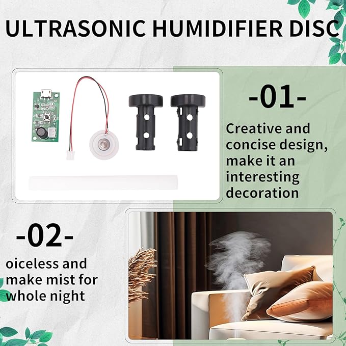 4Pcs 20MM Ultrasonic Mist Maker Fogger Atomizer Atomizer Film Plate Accessories Humidifier Rubber Gasket