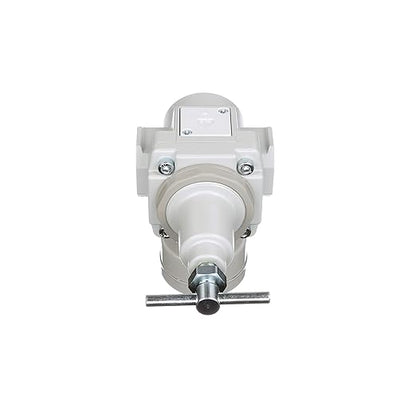 PneumaticPlus SAR400T-N04BG Compressed Air Regulator 1/2" NPT, T-Handle, Gauge & Bracket