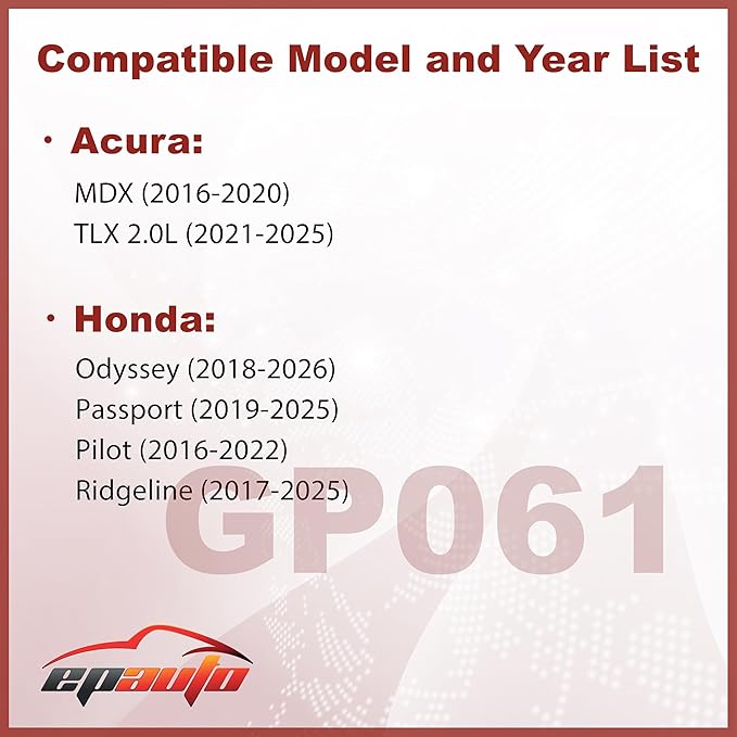 EPAuto GP061 (CA12061) Engine Air Filter, Replacement for Acura MDX, TLX, Honda Pilot, Odyssey, Passport, Ridgeline – Fits V6 & 2.0L Models (2016–2025)