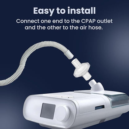 Pap MD Inline CPAP Filters for CPAP Machines | Clean Air & Enhanced Comfort, High-Efficiency Filtration for Particles & Odors, 6 Pack for 3 Months Supply | Video Instructions