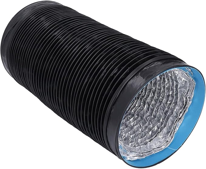 NoiseReducing 7in Dryer Vent Exhaust Hose Flexible Duct Easy Installation Spiral Design for Kitchens Greenhouses Bathrooms Efficient Airflow Ventilation Hose