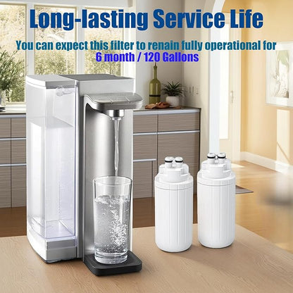 CTO1 Water Filter Replacement, Compatible with Brita Hub Instant Powerful Countertop Water Filter Device, Lasts Six Months or 120 Gallons, Replace Filter Model Number CTO1 (3-Pack)