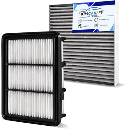 Cabin & Engine Air Filter Set Accessories for Honda Accord (Gas Only, L4 1.5L) 2018 2019 2020 2021 2022 Activated Carbon Automotive Engine Cabin Air Filter Replacement for CF10134 CA12290