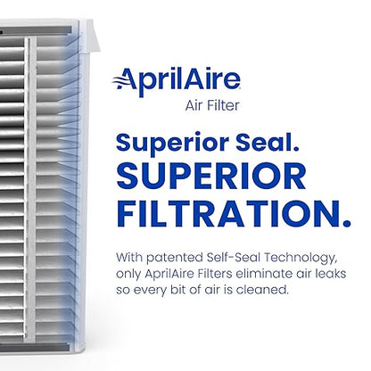 AprilAire 410 Replacement Filter for AprilAire Whole House Air Purifiers - MERV 11, Clean Air & Dust, 16x25x4 Air Filter (Pack of 4)