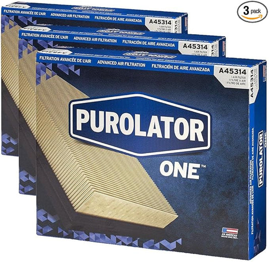 Purolator A45314 PurolatorONE Advanced Engine Air Filter (Pack of 3)