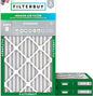 Filterbuy 14x24x2 Air Filter MERV 8 Essential Dust & Allergy Defense (3-Pack), Electrostatic Pleated HVAC AC Furnace Filters Replacement, Made in USA (Actual Size: 13.50 x 23.50 x 1.75)
