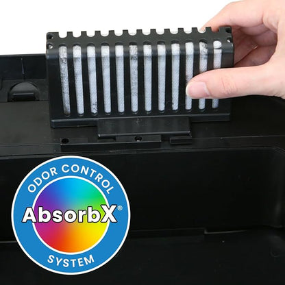 iTouchless 2-Pack AbsorbX Odor Filter Deodorizers, Absorbs Trash Odors, All Natural Activated Carbon, Biodegradable, for use with 8 Gallon and Larger Trash Cans with Odor Filter Compartment