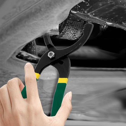 12" Adjustable Oil Filter Pliers,Car Oils Filters Removal Tool for Oils Filters Removals and Installation,Multi-Functional Oil Filter Wrench Tool with Non-Slip Handle