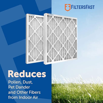 Filters Fast 13x22x1 Air Filter MERV 11, 1" AC Furnace Air Filters, Made in the USA, Actual Size: 13"x22"x0.75, 6 Pack