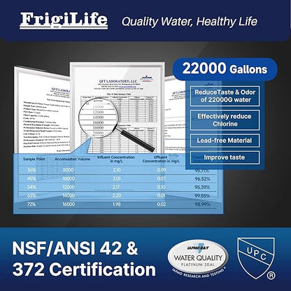 WFS5300A Under Sink Water Filter System, 3 Years, 22000 Gallons, Under Counter Direct Connect Kitchen Faucet, Reduces PFAS, PFOA/PFOS, Lead, Chlorine, Bad Taste & Odor, NSF/ANSI 42 Certified