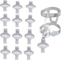12 Packs Universal Filters Fit in-Line Filter,Filtered Air Connector Compatible with Dreamstation,Fits All 22mm 25mm Heating Tube Machine