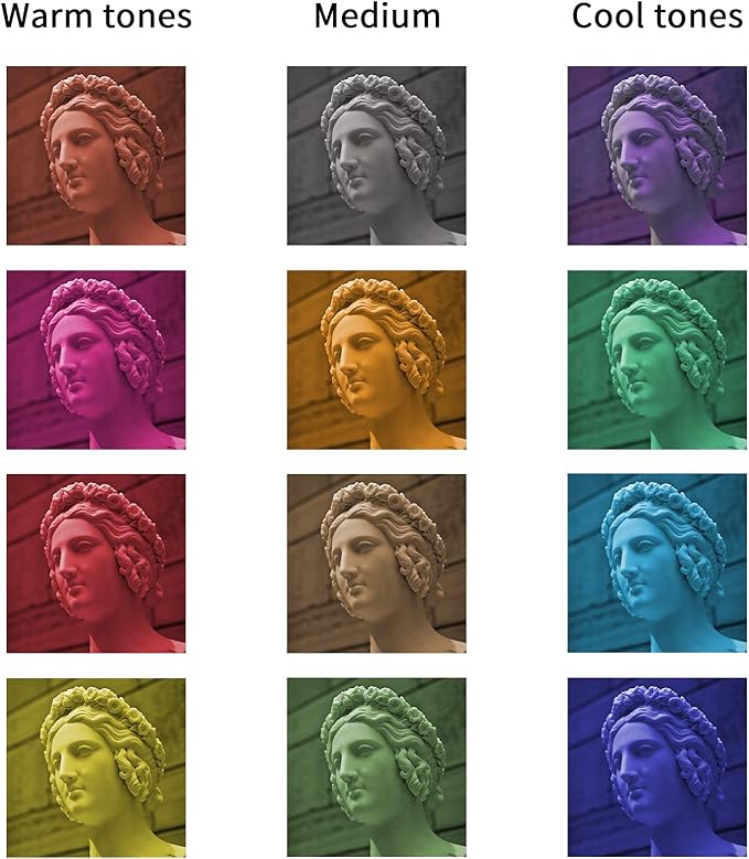 Selens 20 Pieces Universal Gels Lighting Filter Kit for Camcorder LED Video Light, 3.74” x 2.56” Transparent Color Correction Lighting Film Plastic Sheets