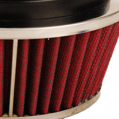 HIFROM 8161 Universal Clamp-On Air Filter Black Small Round Reverse Tapered fit 3 inch, 3 1/2 inch and 4 inch tubes