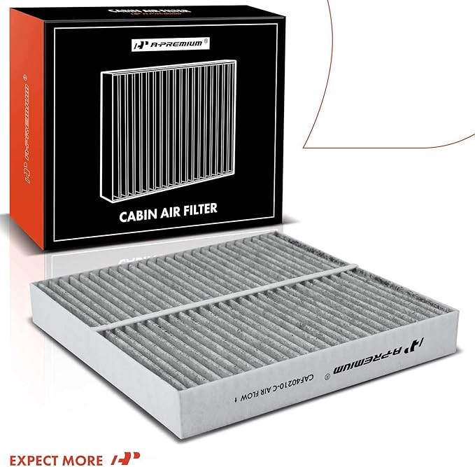 A-Premium Cabin Air Filter with Activated Carbon Compatible with Infiniti M35h 2012-2013, M37 2011-2013, M56 2011-2013, Q70 2014-2019, Q70L 2015-2019 Replace# 272771ME0B