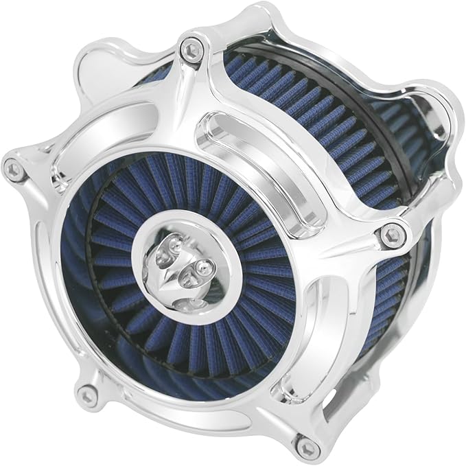 HDBUBALUS Motorcycle CNC Spike Air Cleaner Air Filter Intake System Fit for Harley Dyna Softail Touring