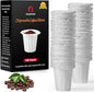 Disposable Coffee Filters for My K-Cup, K-Carafe, Cuisinart SS-RFC and Other Large Reusable Filter Cups (White 100 Count)