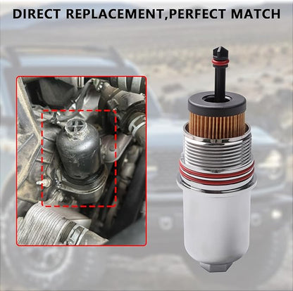 Aluminium Oil Filter Cap Cover Compatible With Ford Lincoln Vehicle Fusion F150 Bronco Edge Explorer 2015-2021, Aviator Continental MKX MKZ 2016-2022, Replace#FT4Z6A832C FT4Z-6A832-C
