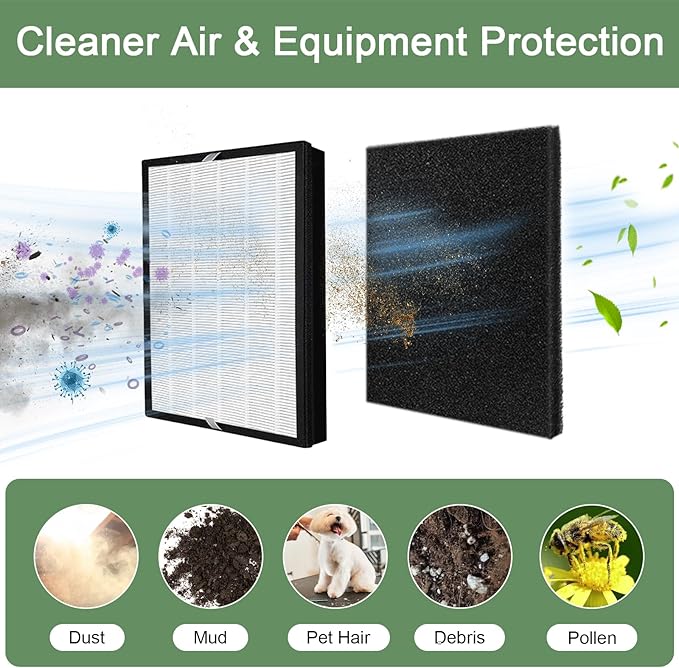 Air Filter Foam Sheet Material Replacement for UNI 12" x 24" x 3/8" 40PPI Coarse Foam Pad Pre Filter Media Washable, Cut to Fit Air Conditioner, Purifier, Aquarium (Black)