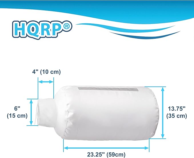 HQRP Cloth Dust Bag 15 Micron Replacement Dust Collector Bag Compatible with Rockler Wall Mount, Grizzly G0710 G1163, Shop Fox W1826, POWERTEC DC5370 DC5371 DC5372, Planers DeWalt Delta