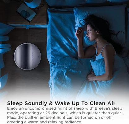 TCL Breeva A3 Smart Air Purifier with 5-Stage Clean, True HEPA (H13), Removes 99.97% of Dust/Bacteria/Odors & More, App & Voice Control, Auto Shield, Ultra-Quiet, White (A315W)