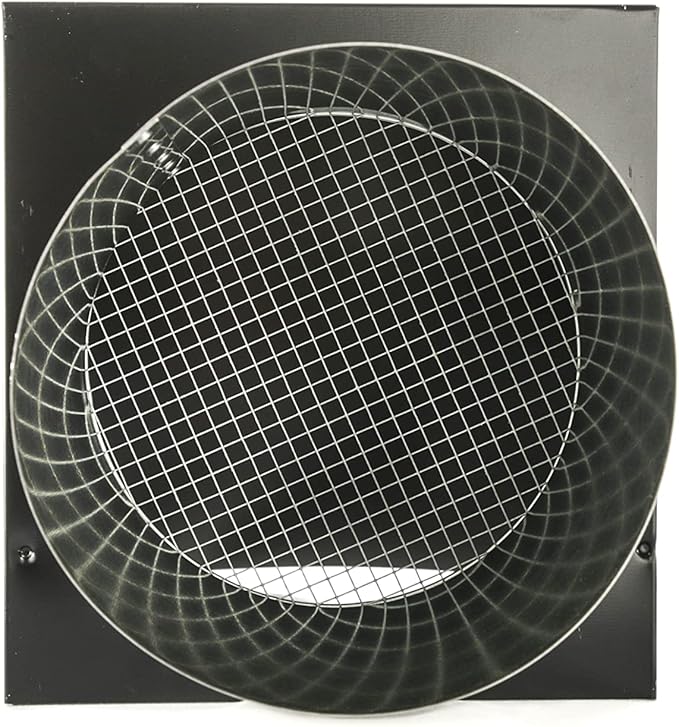 FAMCO Galvanized Steel Hooded Wall Vent with Screen, Used for Air Intake, Air Supply or Exhaust Applications