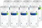 Pentair Pentek DGD-5005 Big Blue Water Filter, 10-Inch Whole House Sediment Filter Cartridge Replacement, Dual-Gradient Density Spun Polypropylene, 10" x 4.5", 5 Micron, Pack of 8