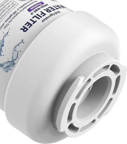 Amazon Basics Replacement GE MWF Refrigerator Water Filter Cartridge - Premium Filtration (Pack of 2)