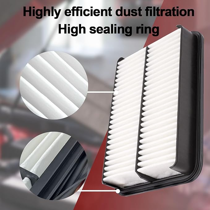 FUN-DRIVING Engine Cabin Air Filter for Hyundai Tucson (2016-2021),Sportage (2017-2022)