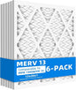 (6 Pack) 12x20x1 Air Filter, MPR 1900 & FPR 10, MERV 13 Pleated Air Filter (Actual Size: 11.75x19.75x0.75 inch)