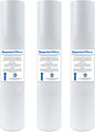 5 micron 20"X4.5" whole house water filter replacement cartridge Compatible with All Whole House Water Filter Systems. 3 pack