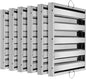 New Star Foodservice 54385 Stainless Steel Hood Filter 20" W x 20" H, Set of 6